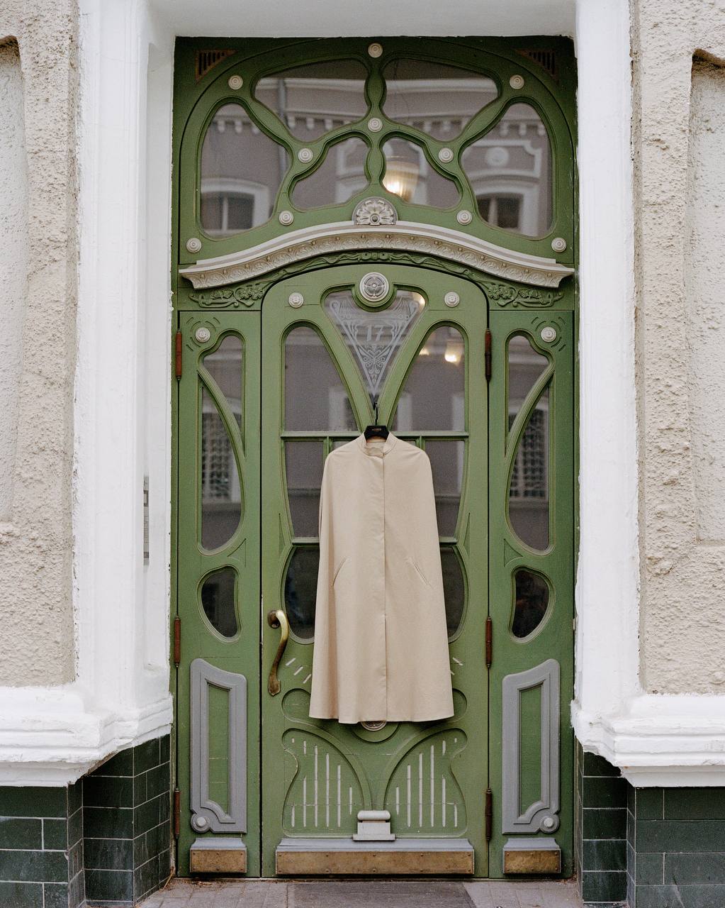 Madison a-line cotton cape