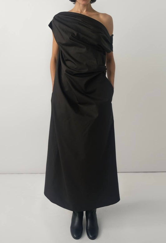 Natalie draped maxi dress