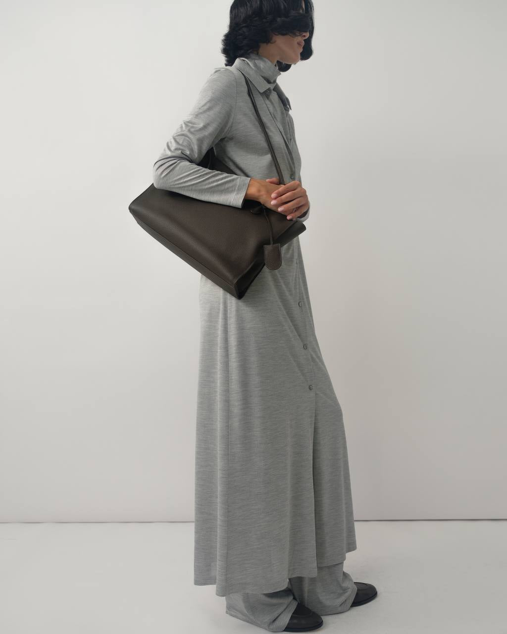 Deni maxi cardigan dress