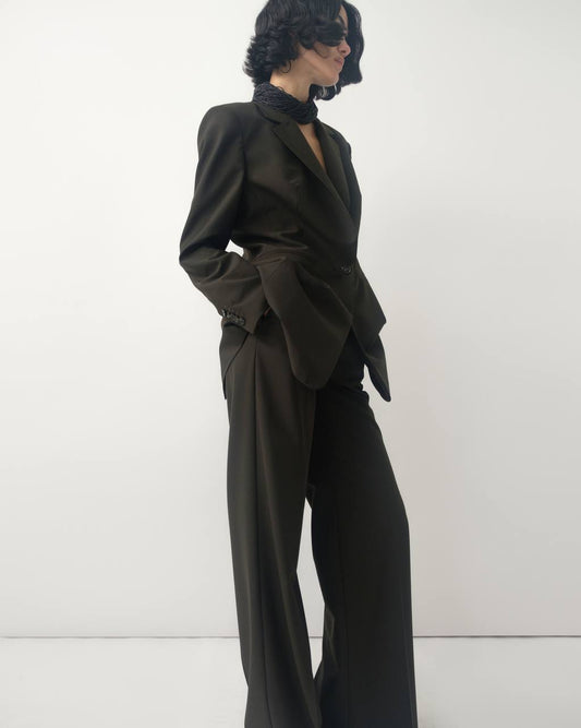 Lidiane straight wool trousers