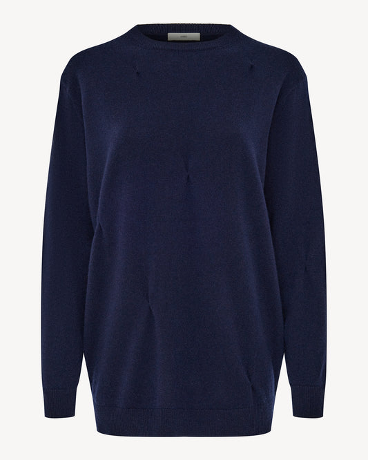 Tamuna cashmere sweater with tucks