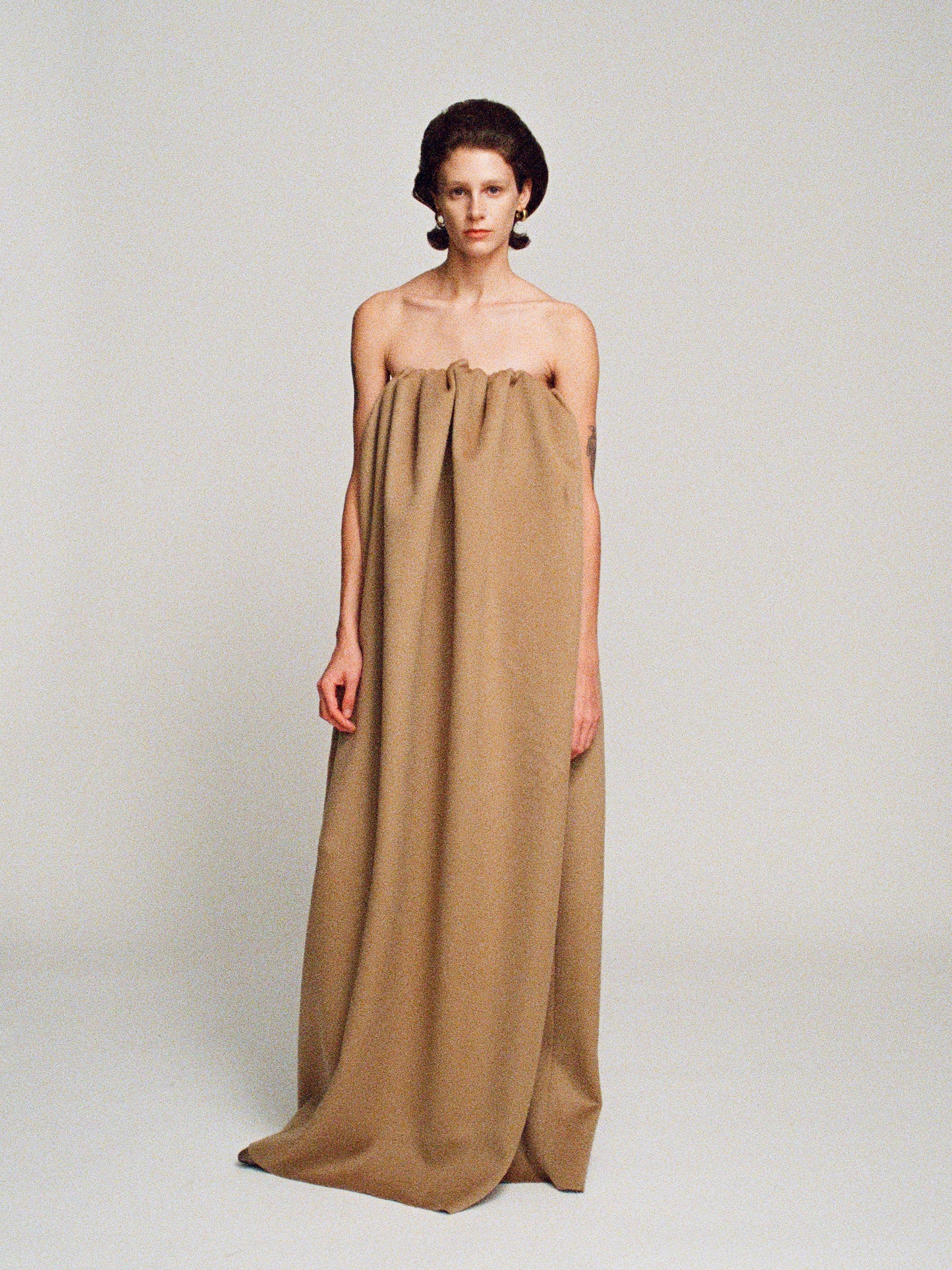 Olena cashmere bandeau dress