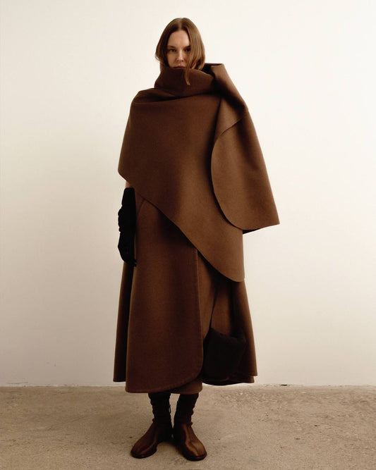 Constancia cashmere cape