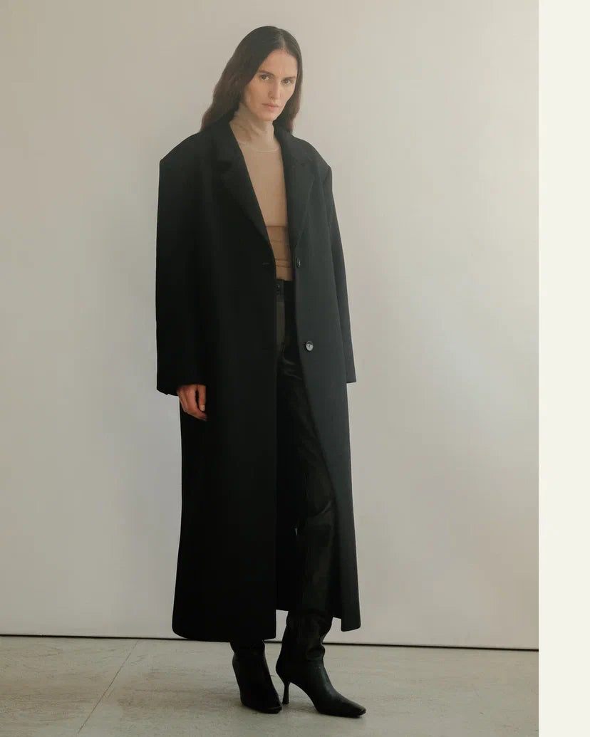 Page premium wool and cashmere coat
