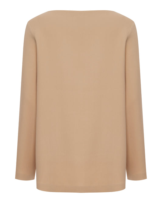 Lisa bateau neckline blouse