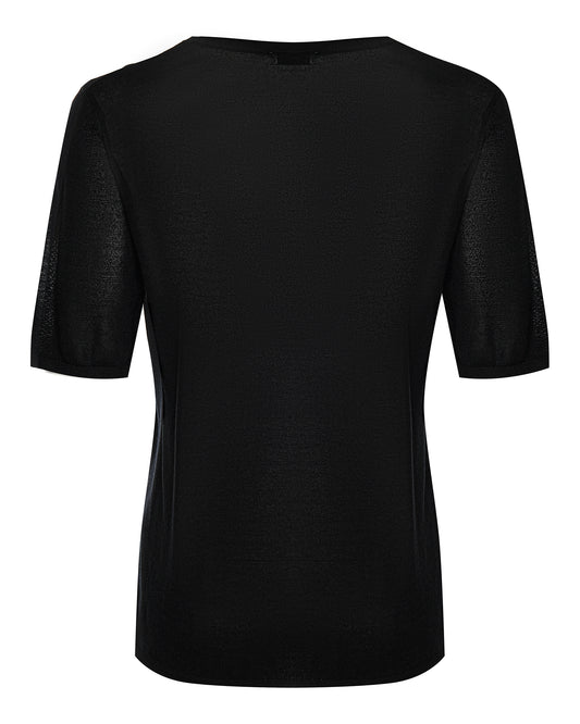 Agnes knitted viscose t-shirt